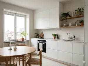 Кухня белая